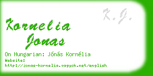 kornelia jonas business card